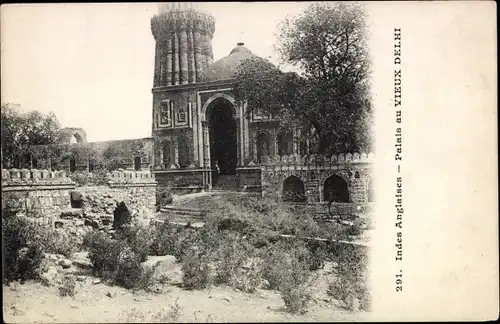 Ak Delhi Indien, Palais au Vieux Delhi