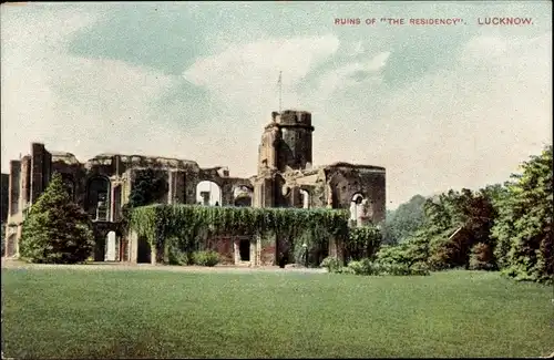 Ak Lakhnau Lucknow Indien, Ruins of the Residency