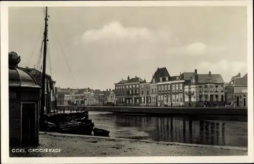 Ak Goes Zeeland Niederlande, Groote Kade