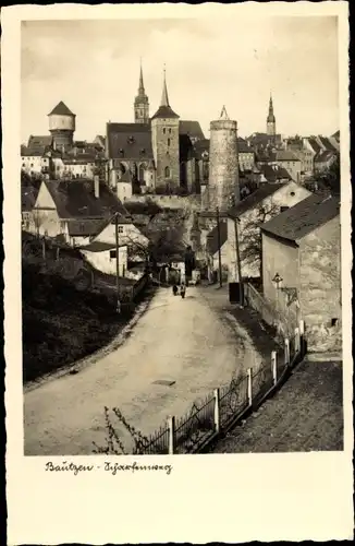 Ak Bautzen in der Oberlausitz, Scharfenweg