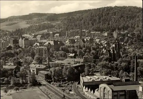 Ak Aue im Erzgebirge Sachsen, Panorama