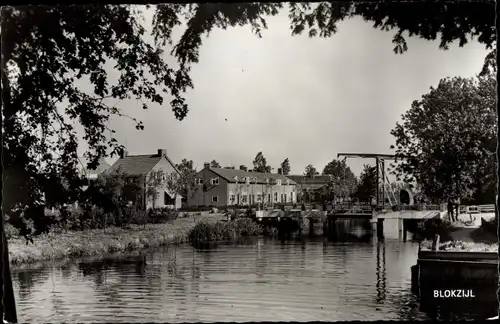 Ak Blokzijl Overijssel Niederlande, Brug