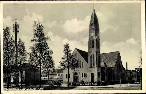 Ak Woerden Utrecht Niederlande, Gereformeerde Kerk