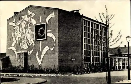 Ak Eindhoven Nordbrabant Niederlande, Opstandingskerk Ned. Herv. Alpenroosplein