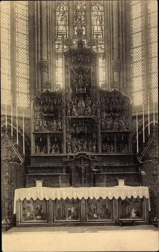 Ak Tongres Tongeren Flandern Limburg, Kirche, Innenansicht