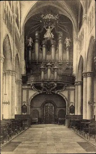 Ak Tongres Tongeren Flandern Limburg, Kirche, Innenansicht