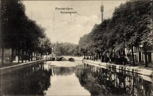 Ak Amsterdam Nordholland Niederlande, Keizersgracht