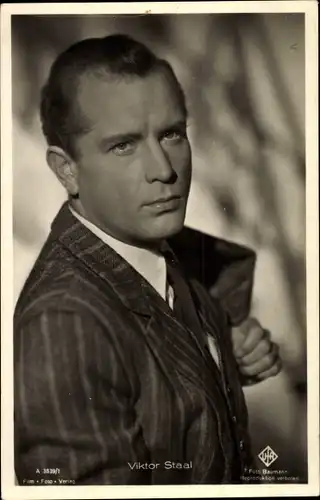Ak Schauspieler Viktor Staal, Portrait