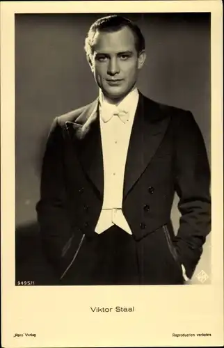Ak Schauspieler Victor Staal, Portrait