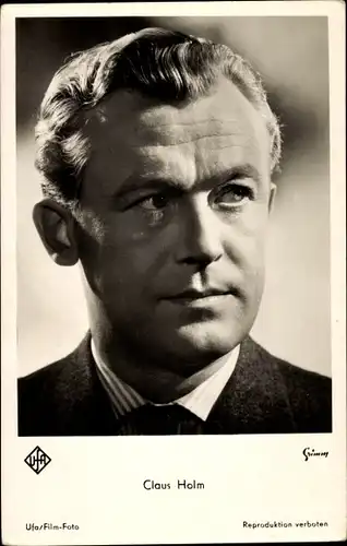 Ak Schauspieler Claus Holm, Portrait, UFA Film