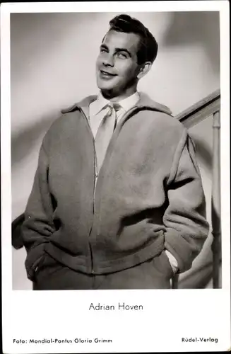 Ak Schauspieler Adrian Hoven, Portrait