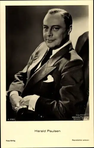 Ak Schauspieler Harald Paulsen, Portrait, Ross Verlag A 2737/1