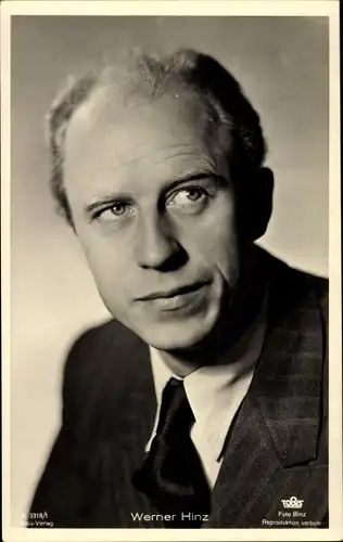 Ak Schauspieler Werner Hinz, Portrait, Ross 3318/1