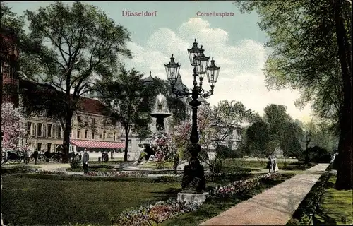 Ak Düsseldorf am Rhein, Corneliusplatz