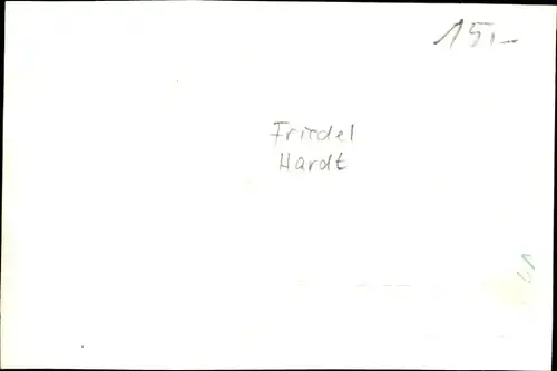 Ak Schauspielerin Friedl Hardt, Portrait, Autogramm