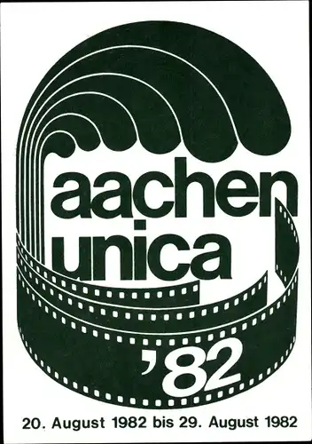 Ak Aachen in Nordrhein Westfalen, Werbung für aachen unica 1982