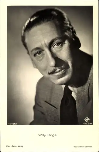 Ak Schauspieler Willy Birgel, Portrait