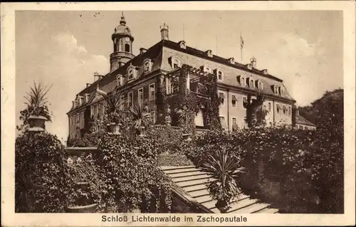 Ak Lichtenwalde Niederwiesa Sachsen, Schloss Lichtenwalde im Zschopautale