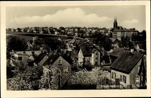 Ak Niederwürschnitz im Erzgebirge Sachsen, Panorama