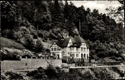 Ak Raumünzach Forbach im Schwarzwald, Hotel Wasserfall