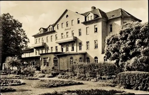 Ak Bad Lausick in Sachsen, Kurbad mit Garten