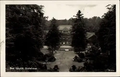 Ak Bad Lausick in Sachsen, Badehaus