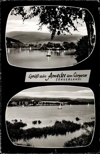 Ak Amecke Sundern im Sauerland, Sorpesee