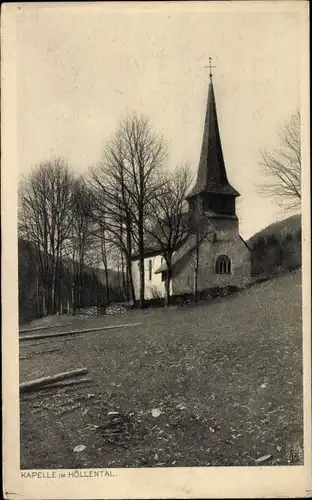 Ak Breitnau im Schwarzwald, Höllental, Kapelle St. Oswald