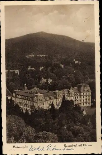 Ak Badenweiler im Schwarzwald, Römerbad mit Blauen