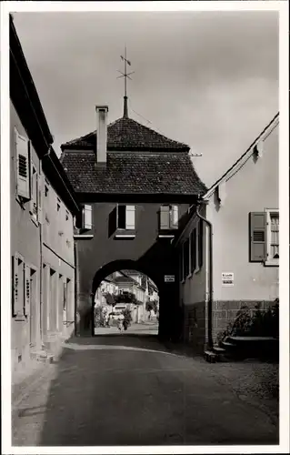 Ak Sulzburg im Markgräflerland Baden Schwarzwald, Stadttor