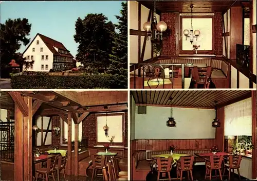 Ak Osterode am Harz, Gasthaus, Innenansichten