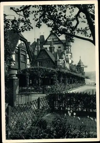 Ak Assmannshausen Rüdesheim Rhein, Gasthof Krone