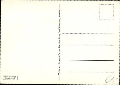 Ak Römhild in Thüringen, Waldhaus