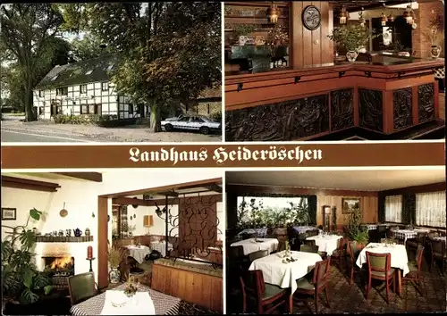 Ak Ruhne Ense im Sauerland, Cafe Restaurant Heideröschen