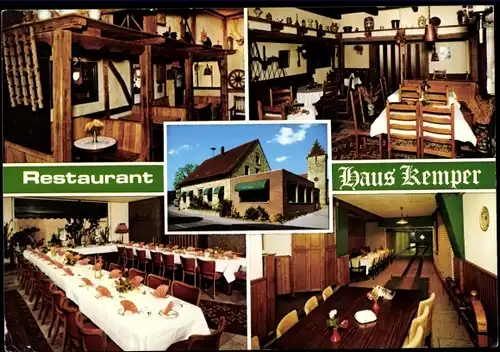 Ak Schapdetten Nottuln Nordrhein Westfalen, Restaurant Haus Kemper, Roxeler Straße 7
