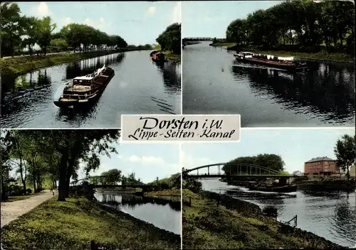 Ak Dorsten in Westfalen, Lippe-Seiten-Kanal