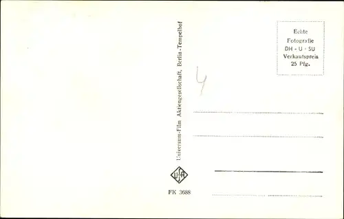 Ak Schauspieler Claus Biederstaedt, Portrait, Autogramm