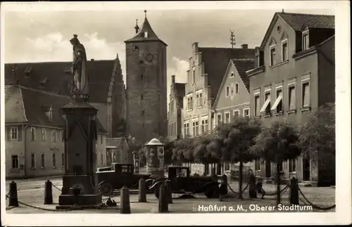 Ak Haßfurt am Main Unterfranken, Oberer Stadtturm