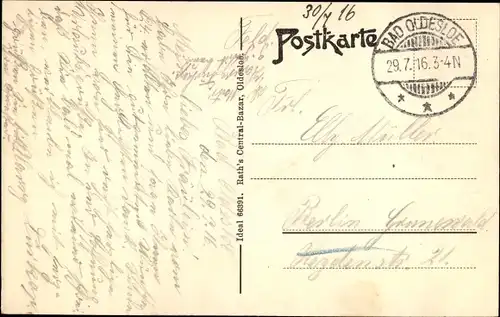 Ak Bad Oldesloe in Holstein, Markt, Stadthaus