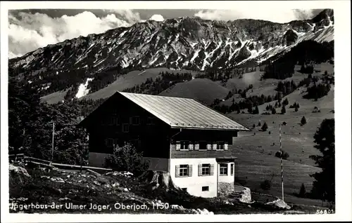 Ak Oberjoch Bad Hindelang im Oberallgäu, Jägerhaus der Ulmer Jäger