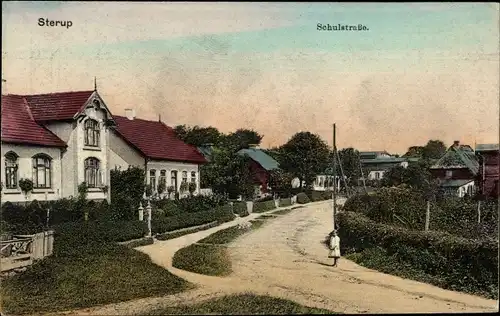 Ak Sterup in Angeln, Schulstraße