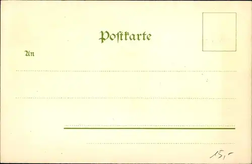 Litho Ruhla in Thüringen, Hotel zum Landgrafen, Landgraf werde hart, Schmied