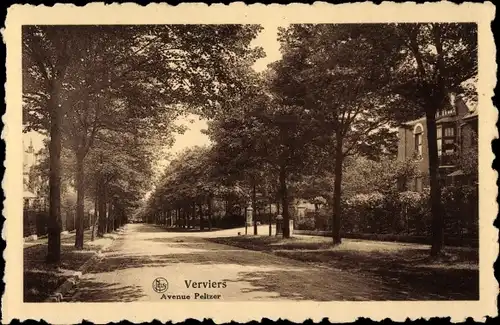 Ak Verviers Wallonien Lüttich, Avenue Peltzer