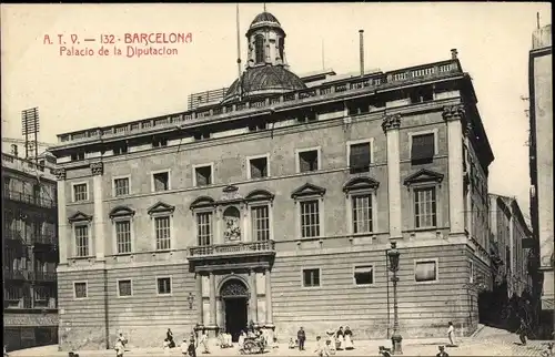 Ak Barcelona Katalonien, Palacio de la Diputacion