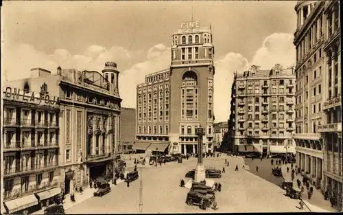 Ak Madrid Spanien, Plaza del Callao