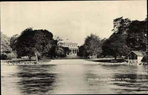 Ak Cheltenham Gloucestershire England, Pittville Spa, Lake