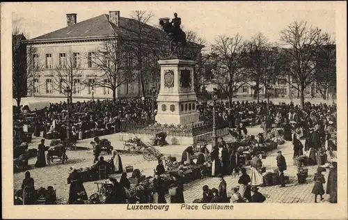 Ak Luxemburg, Place Guillaume