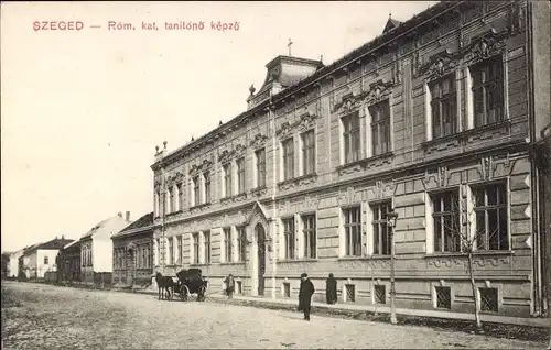 Ak Szeged Segedin Ungarn, Róm. kat, tanítónő képző