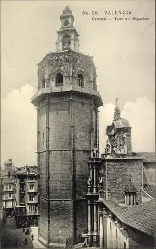 Ak Valencia Stadt Spanien, Catedral