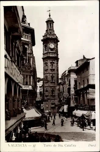 Ak Valencia Stadt Spanien, Torre de Sta. Catalina